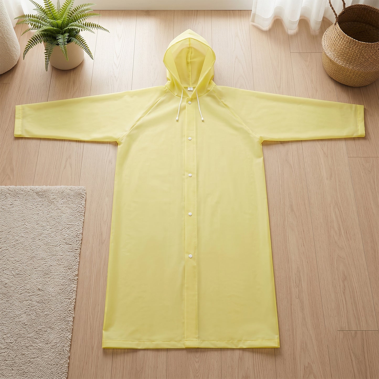 EVA Rain Coat – Lightweight Hooded Design for Monsoon