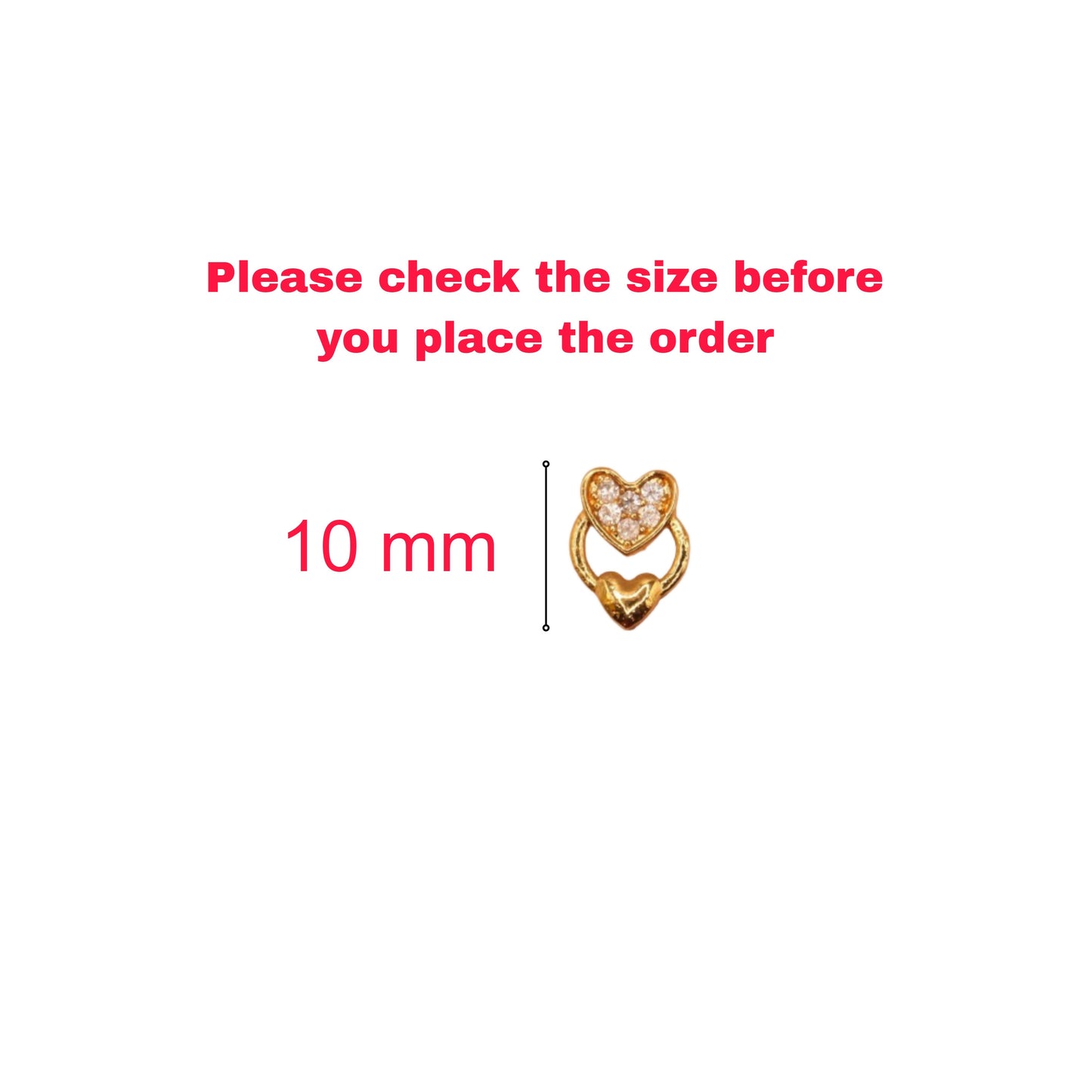 Diamond Heart Dangle Stud Earrings for women & girls