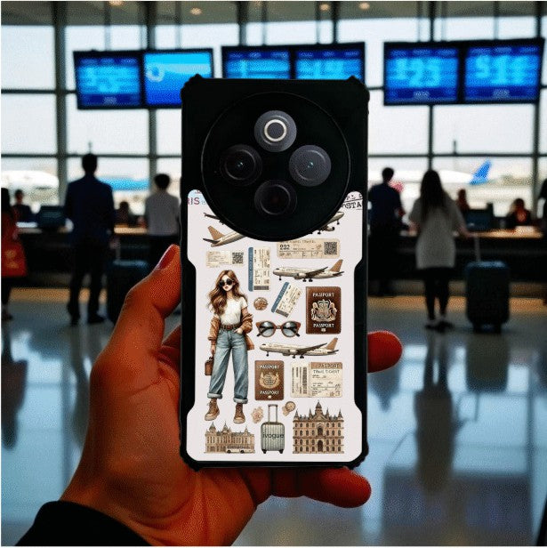 Travel Girl Vibes Mobile Cover For VIVO T4