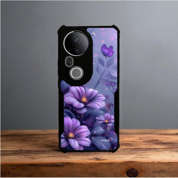 Purple Serenity Mobile Cover For VIVO T4 Ultra