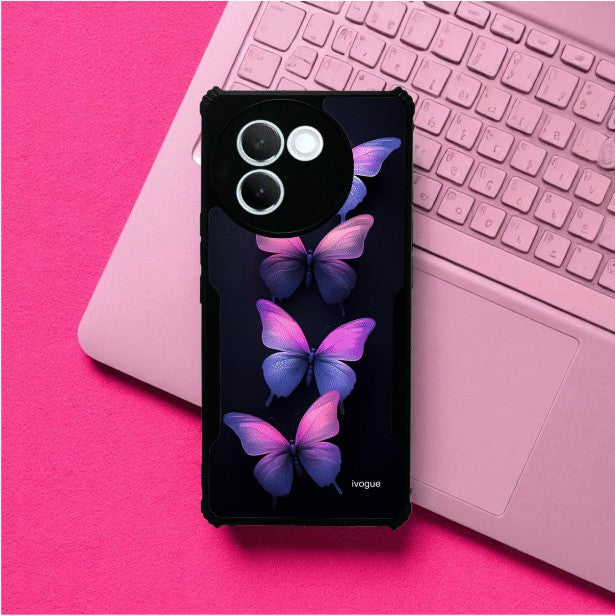 Galaxy Butterflies Mobile Cover For Vivo V30E