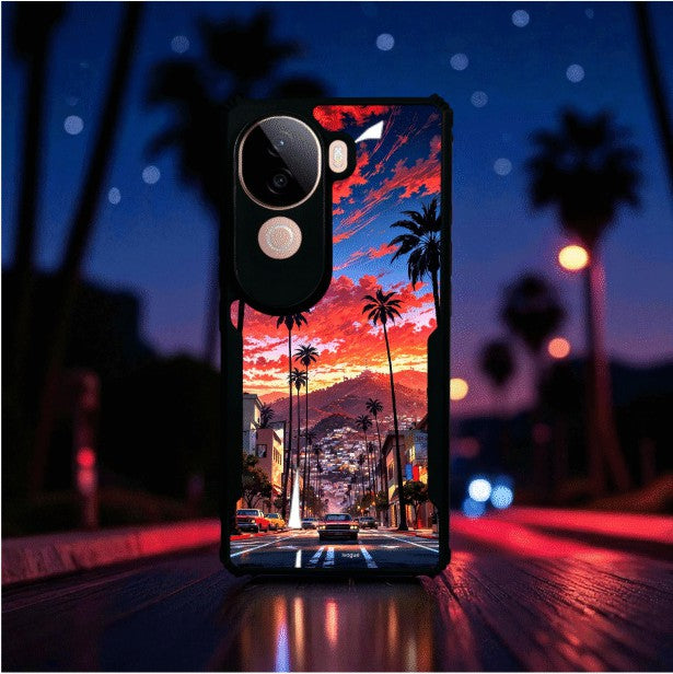 Palm City Nights Mobile Cover For Vivo V40E
