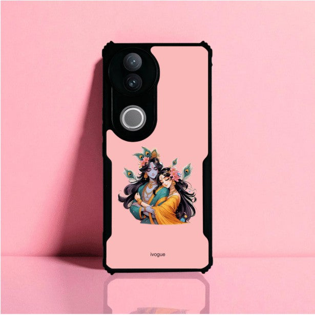 Radha Krishna Bliss Mobile Cover For VIVO V50e