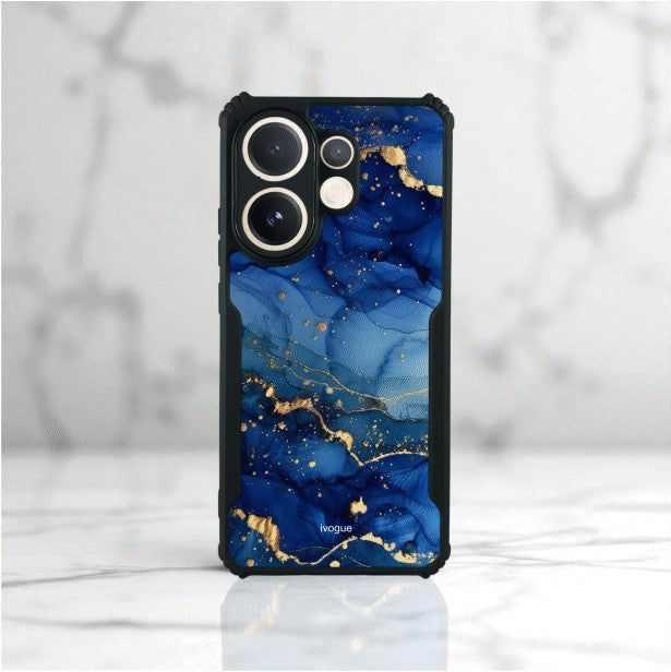 Blue Opulence Mobile Cover For VIVO X200 FE