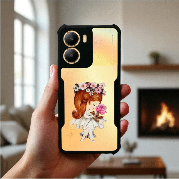 Flower Girl Mobile Cover For VIVO T2X