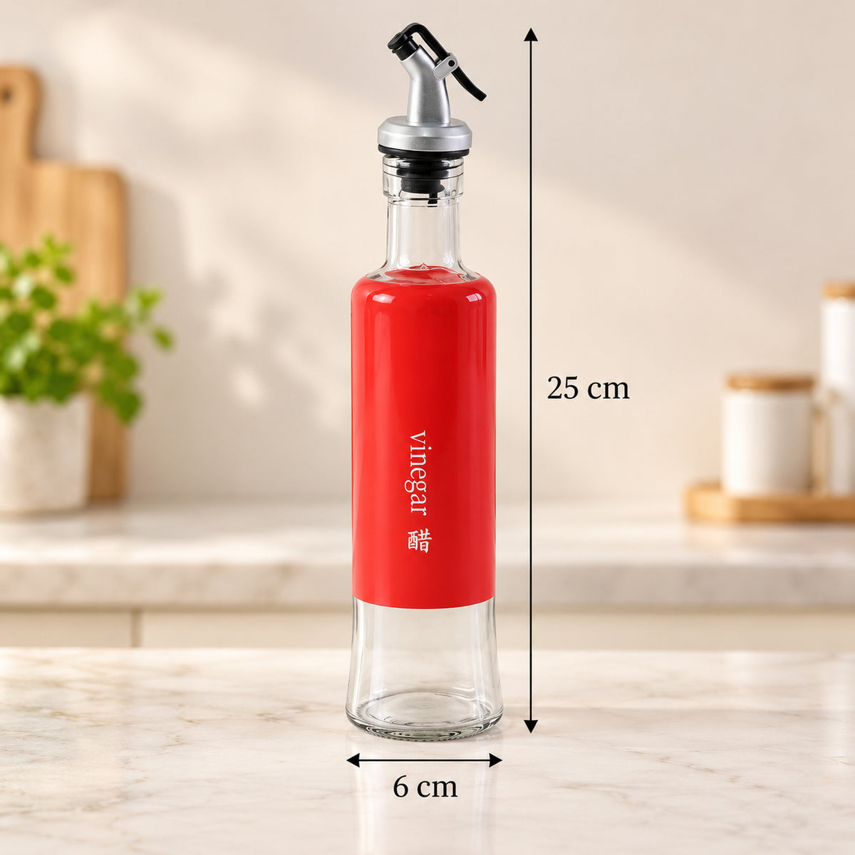 Olive Oil Dispenser – Leakproof Glass Bottle 300ml | Vastate