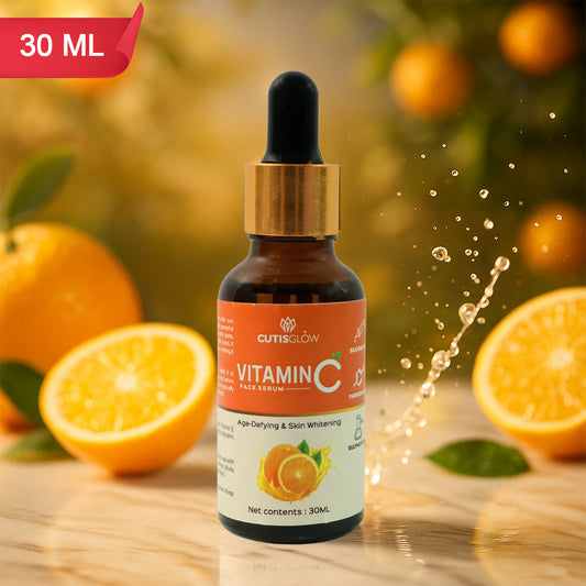 Eyelet CutisGlow Vitamin C Face Serum – Brightening & Anti-Aging Serum for Glowing Skin, Dark Spot Reduction & Hydration (30ml)
