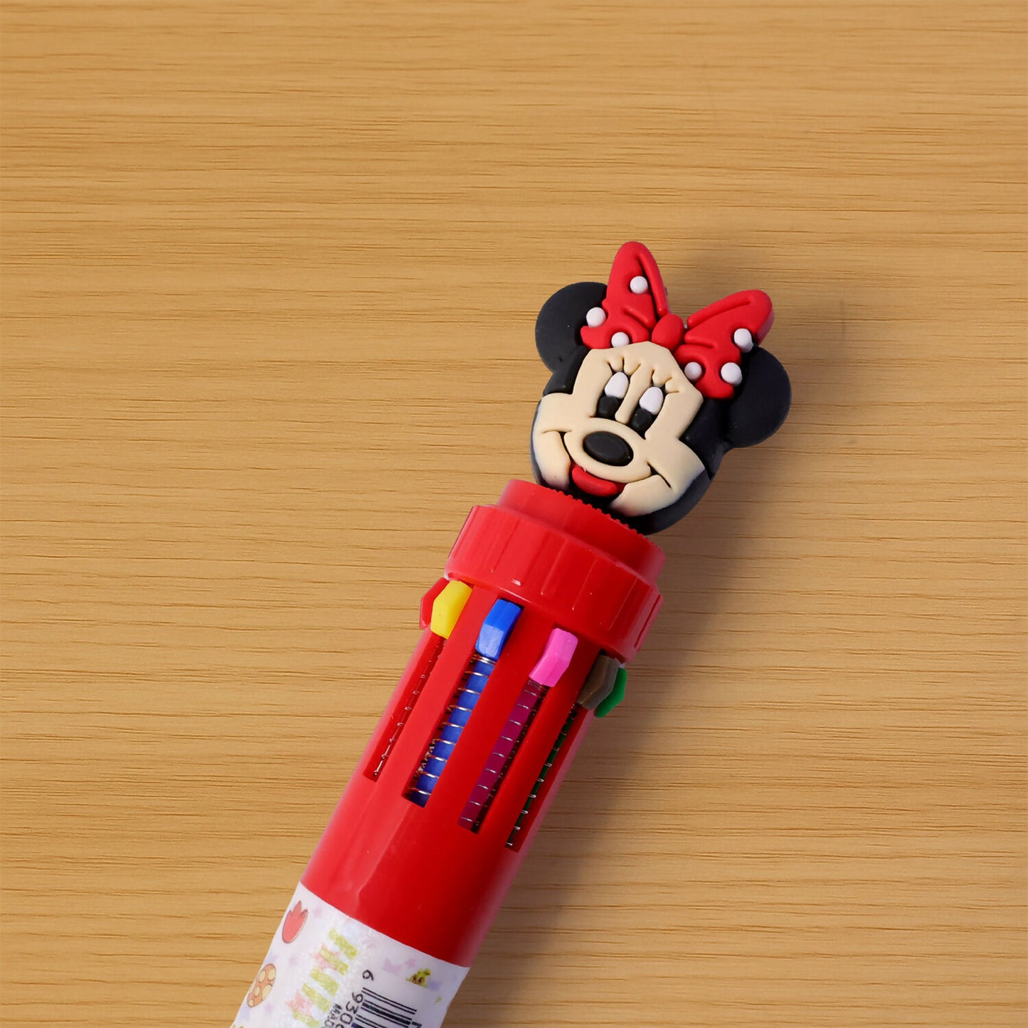 Colorful cartoon character pen set for school use