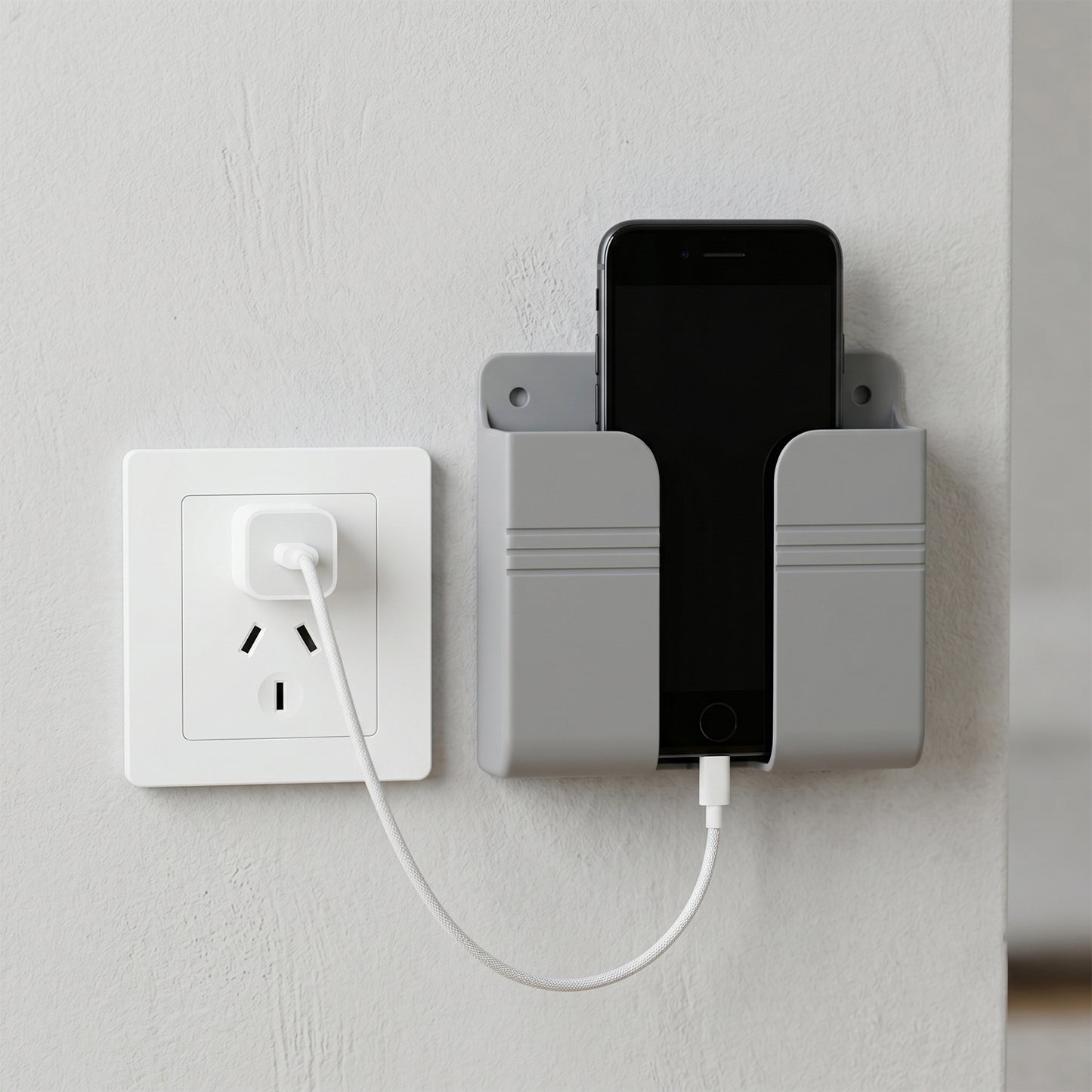 Wall holder feature view