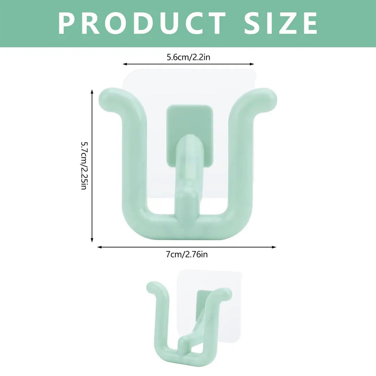 Dimensions of wall mounted slipper holder