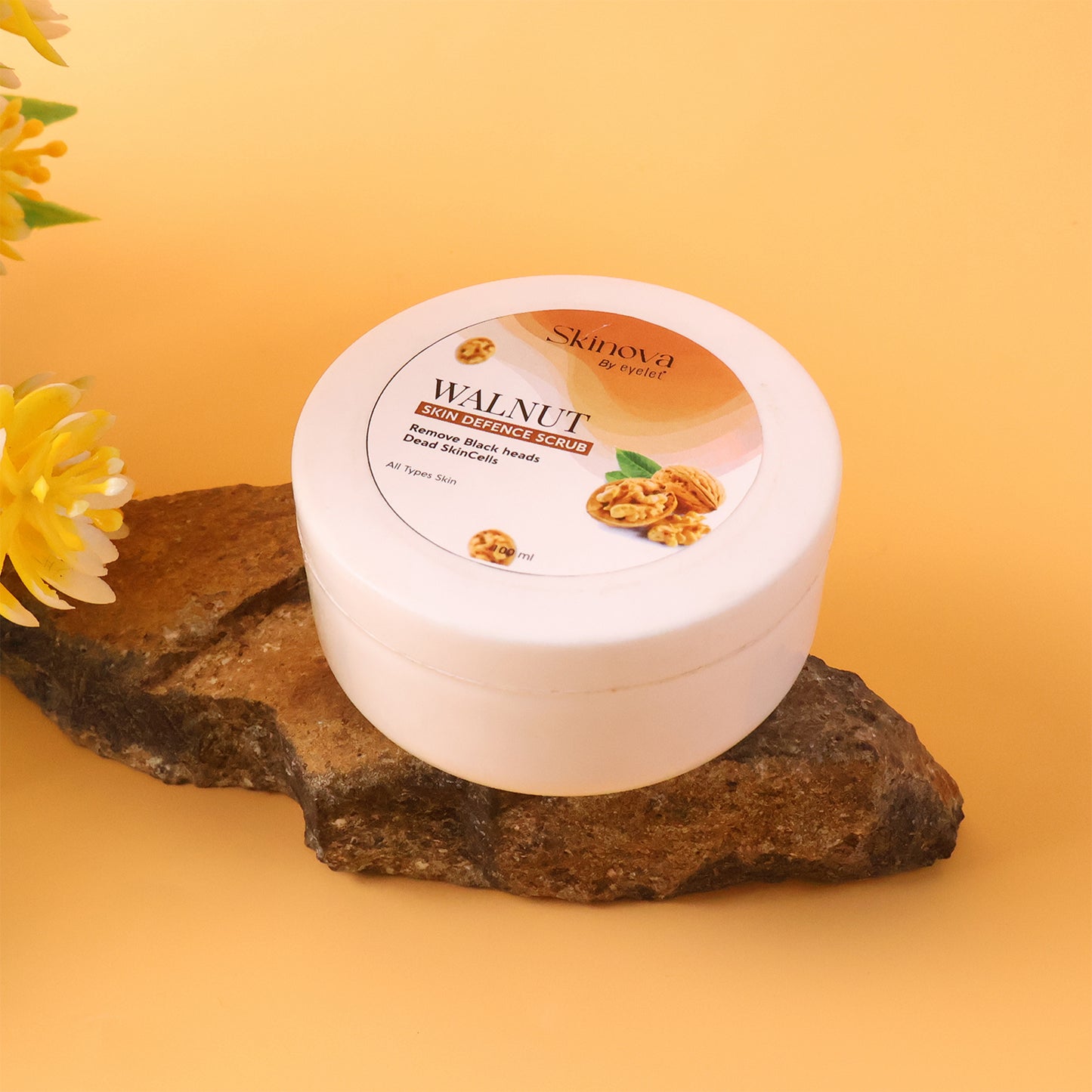 Eyelet Walnut Skin Defence Scrub Dead Skin Cell Cleansing (100ml)