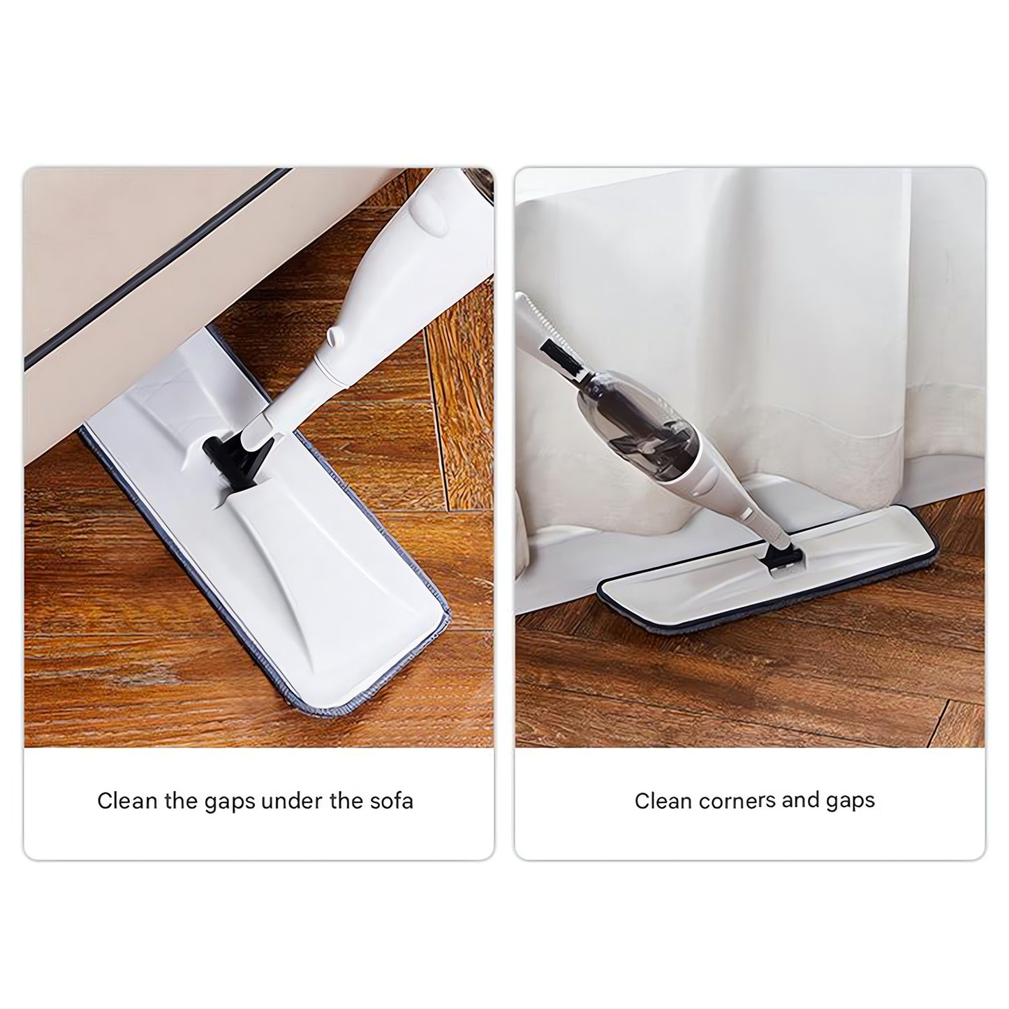 Floor Cleaning Spray Mop with Removable Washable Cleaning Pad