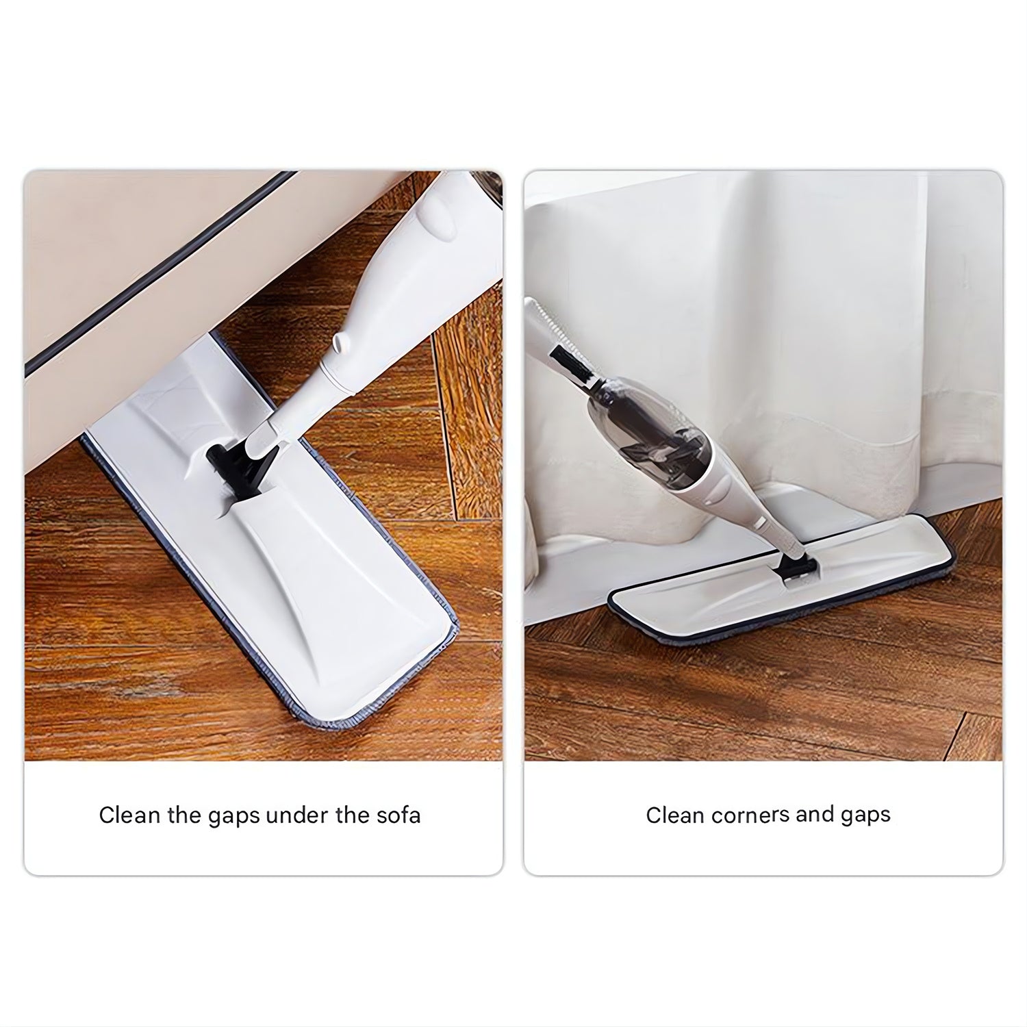 Floor Cleaning Spray Mop with Removable Washable Cleaning Pad