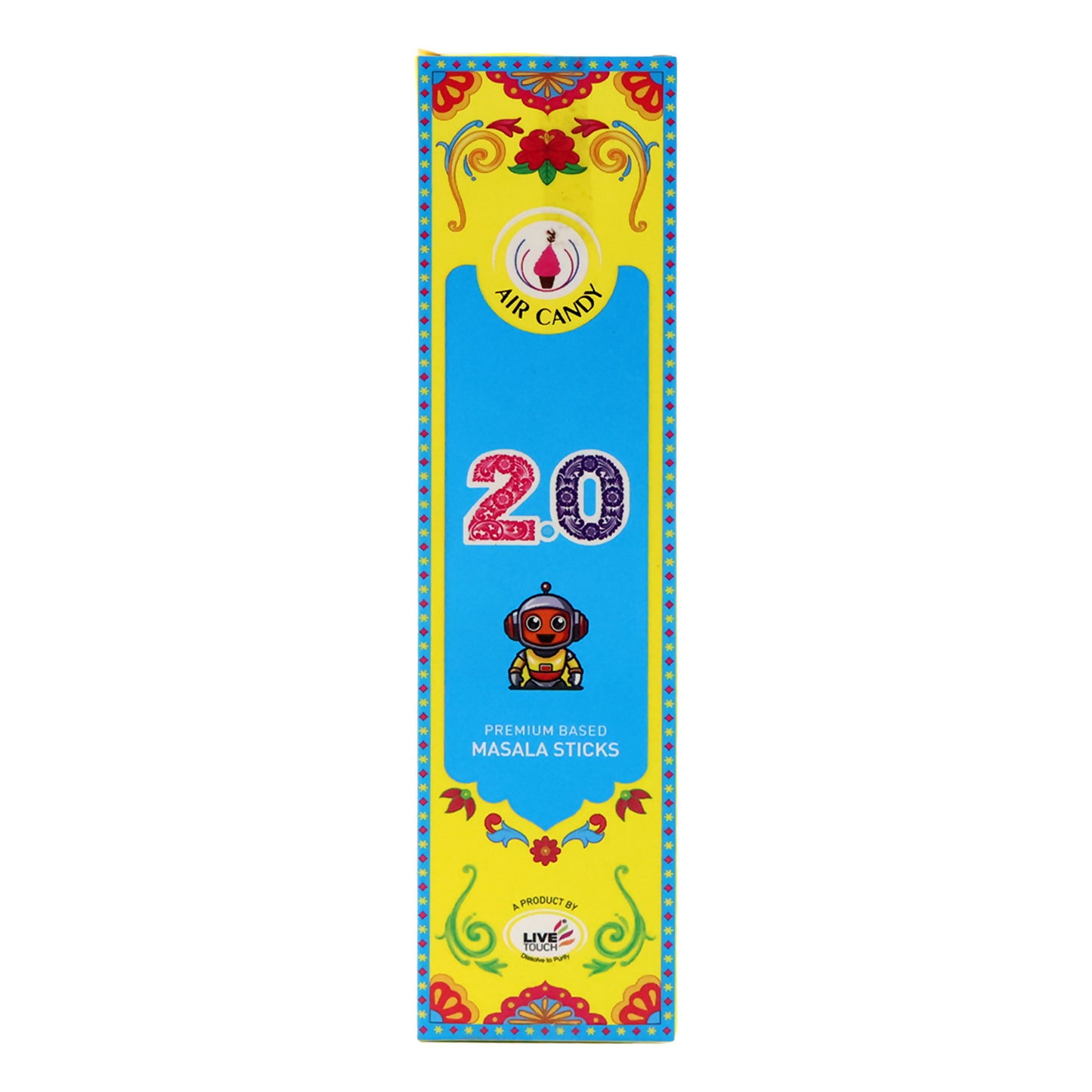 Air Candy 2.0 Premium Masala Incense Sticks – Refreshing Long-Lasting Fragrance for Meditation, Prayer & Home Ambience (Pack of 10 Sticks)
