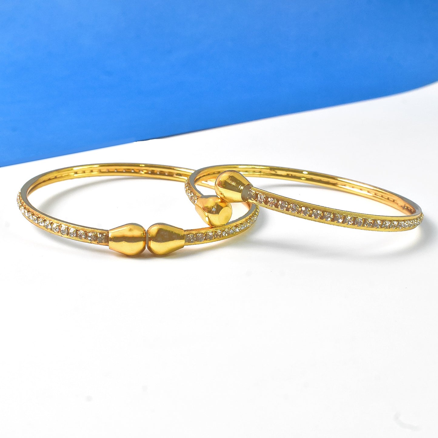 Premium Golden Bangles (1 Pair)