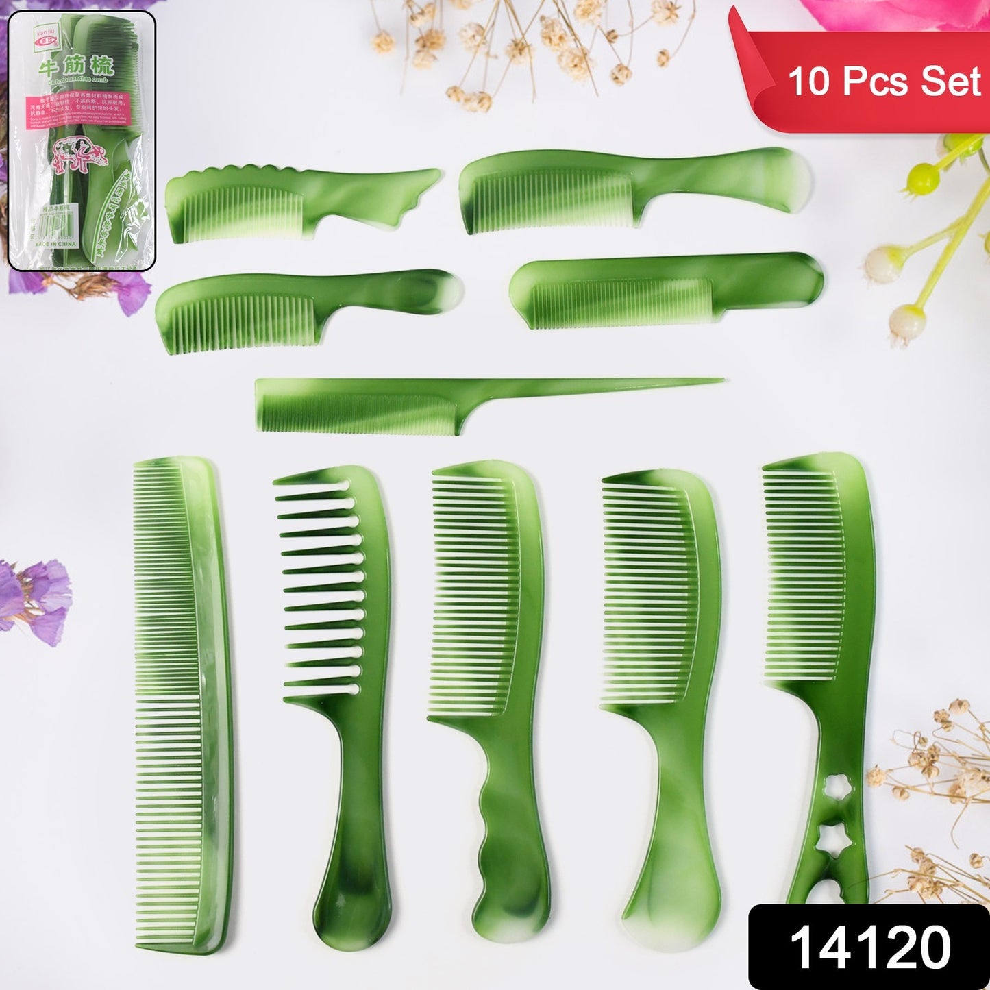 Multipurpose Hair Comb Set (10 Pc)