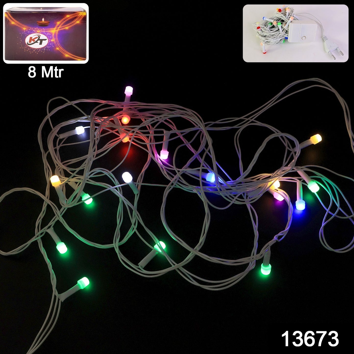 Multi-Color LED Decorative String Light (8 Meter)
