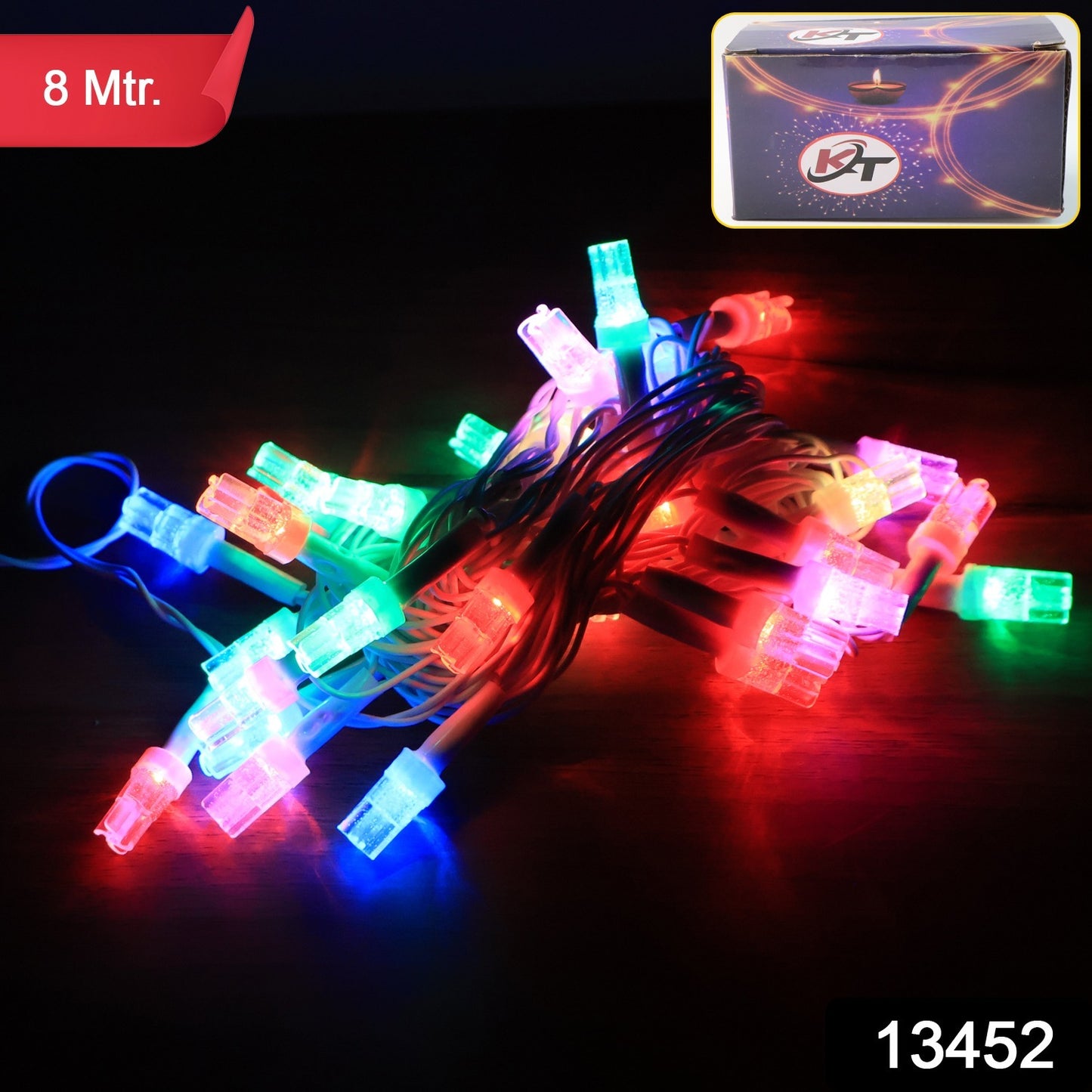 Multi-Color LED Decorative String Fairy Lights (8 Meter)