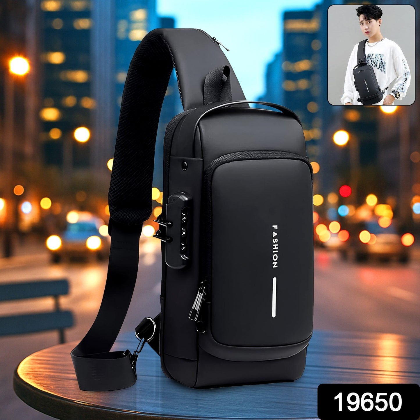 Smart Casual Anti-Theft Sling Bag
