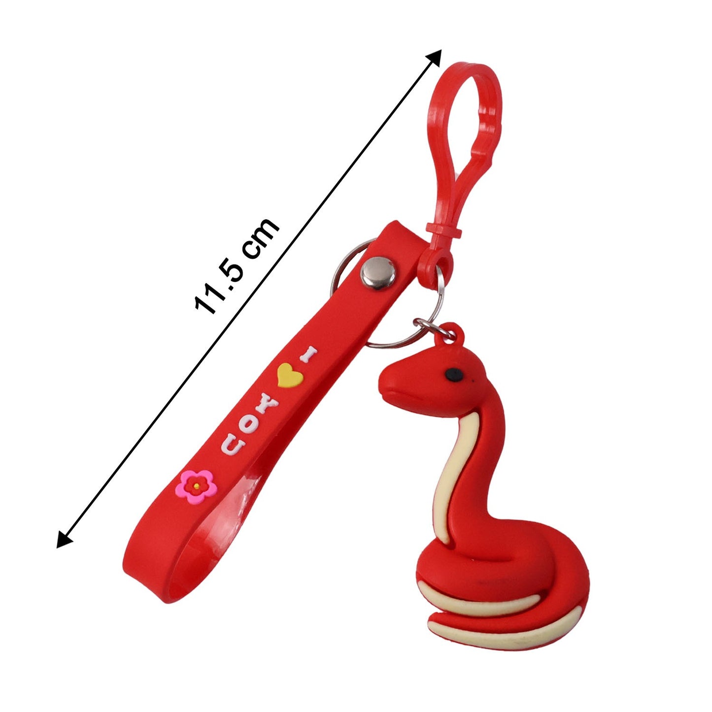 Cute Cartoon Snake Keychain (1 Pc)