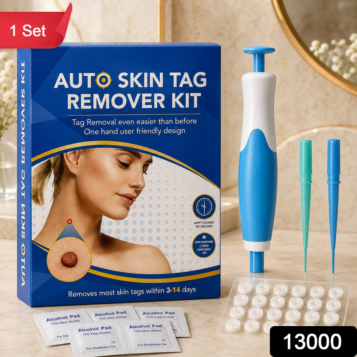 Skin Tag Remover Kit with Applicator and Bands for Home Skin Care