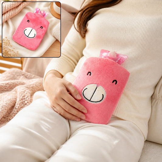 Pink Hot Water Bag – Pain Relief & Warmth | Velvet Wellness
