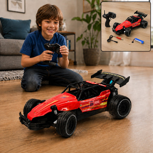 Remote Control Racing Car – High-Speed Red Off-Road Toy