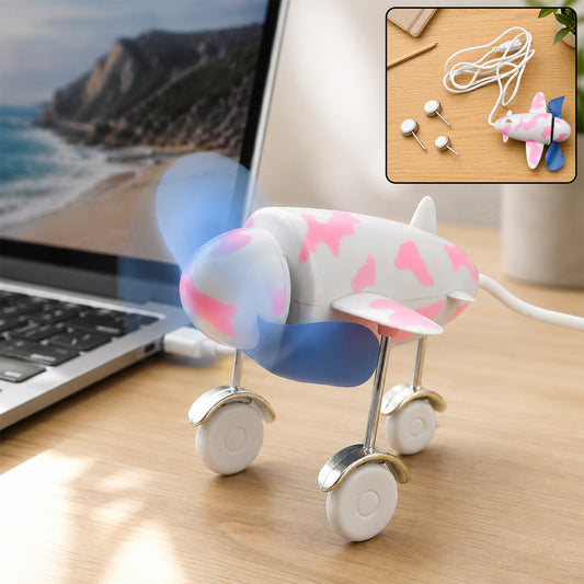 USB Plane Fan – Portable & Energy-Saving for Laptops | Compshop