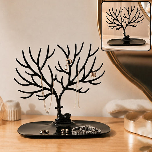 Deer Shaped Jewellery Holder – Elegant Antler Tree Organizer