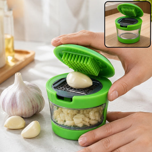 Garlic Crusher – Manual Mincer & Chopper for Kitchen | Quickslice