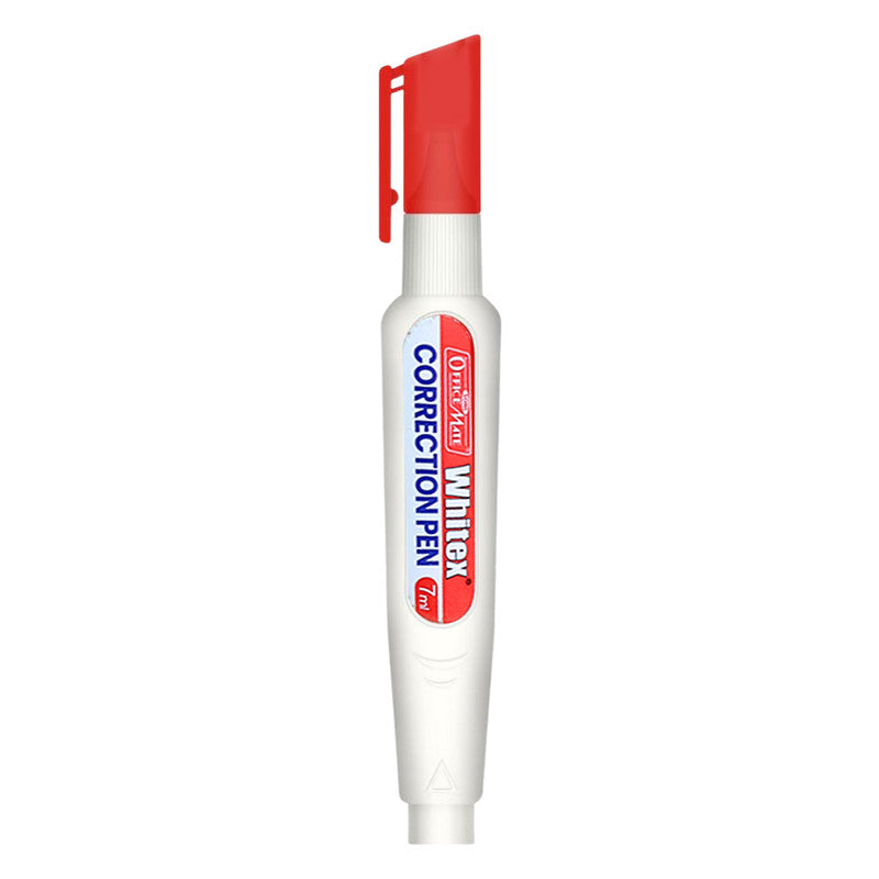 White Correction Pen 7ml – Fine Metal Tip, Quick Dry, Smooth Coverage for Office & School Use