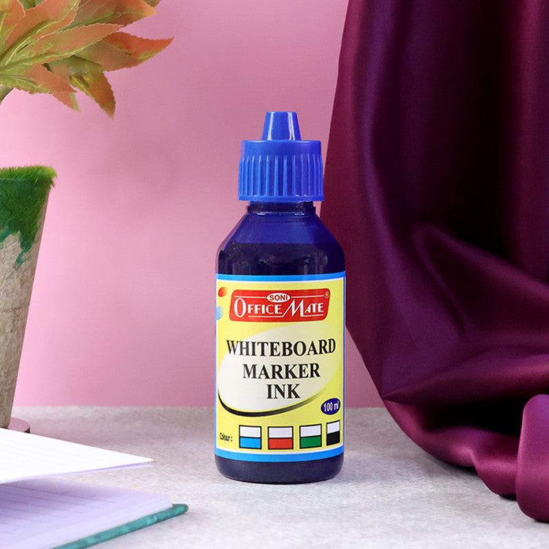 Officemate Whiteboard Marker Ink 100ml – Refillable, Smooth Writing & Quick-Drying Ink