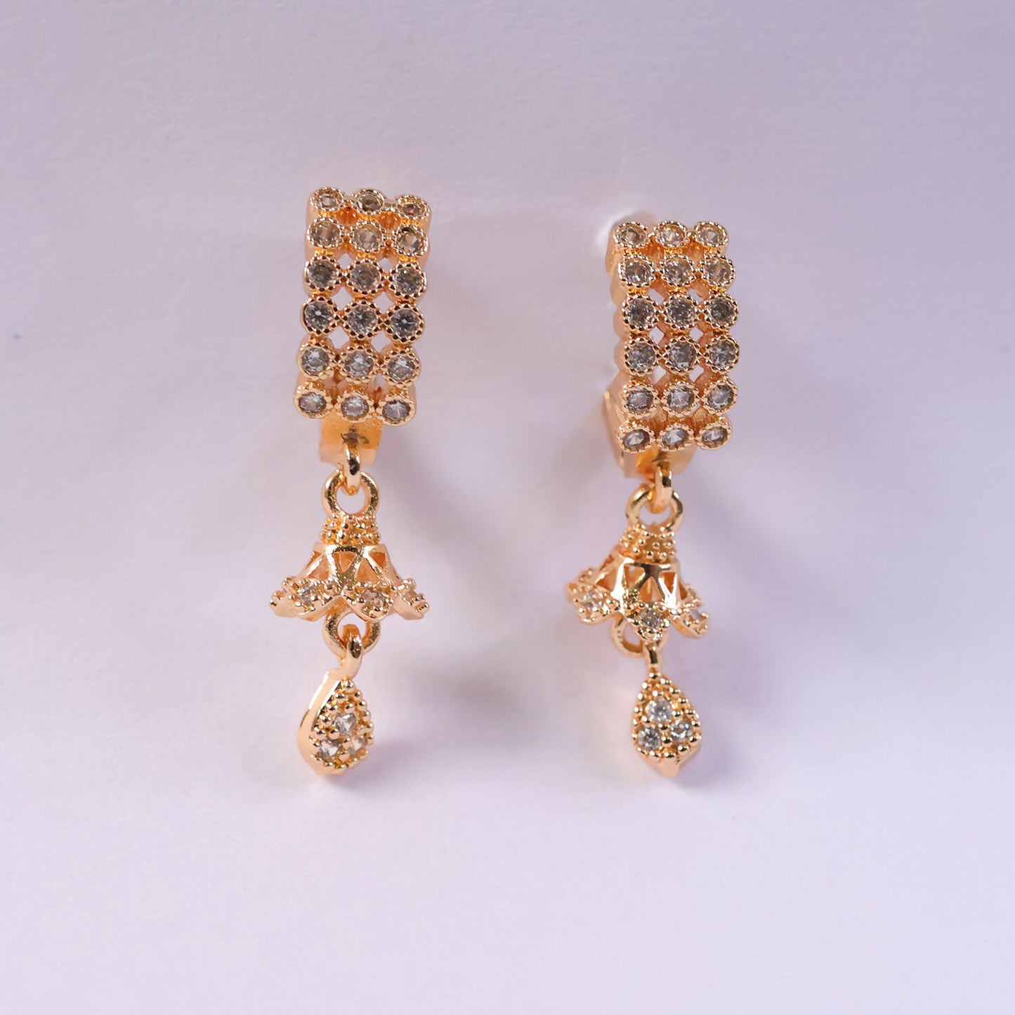 Elegant Jhumka Style Teardrop Dangle Party Wear Jewellery