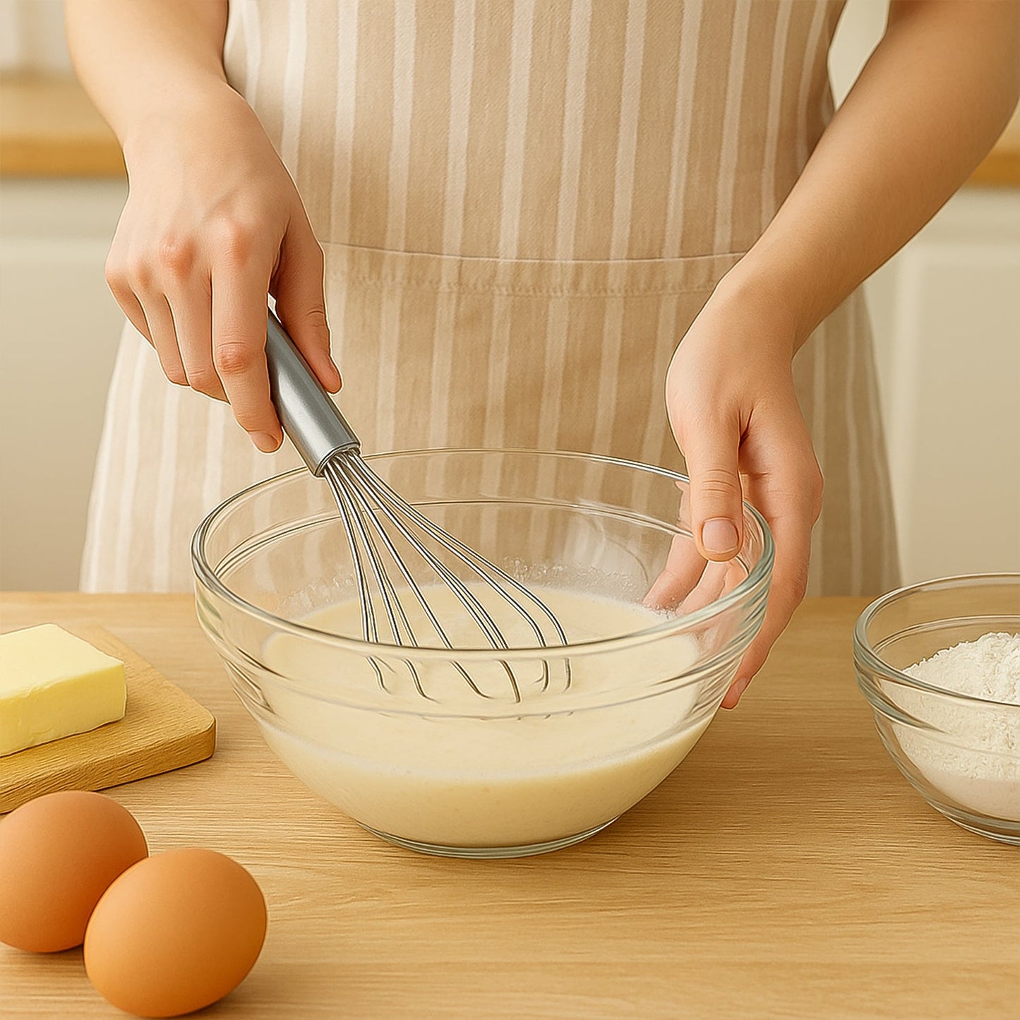 Small Size Stainless Steel Egg Beater Whisk