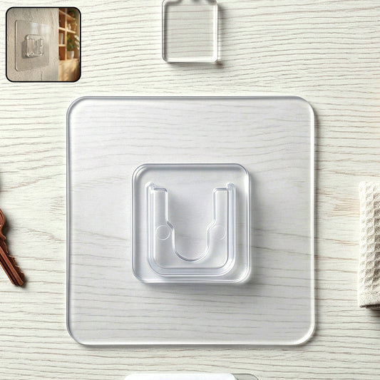 Transparent Self Adhesive Wall Hook (1 Pc)