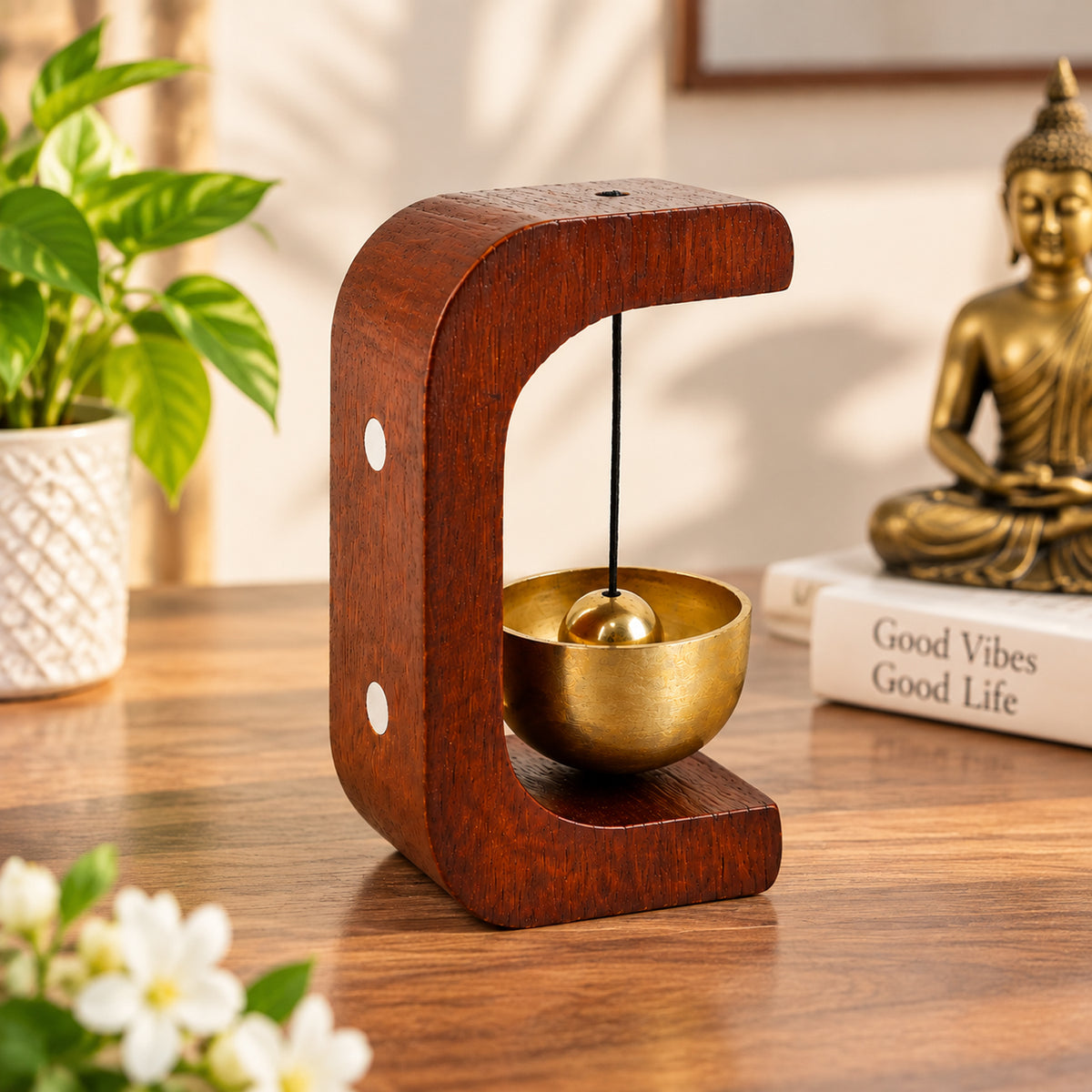 Japanese Style Zen Bell – Premium Desktop Meditation Chime