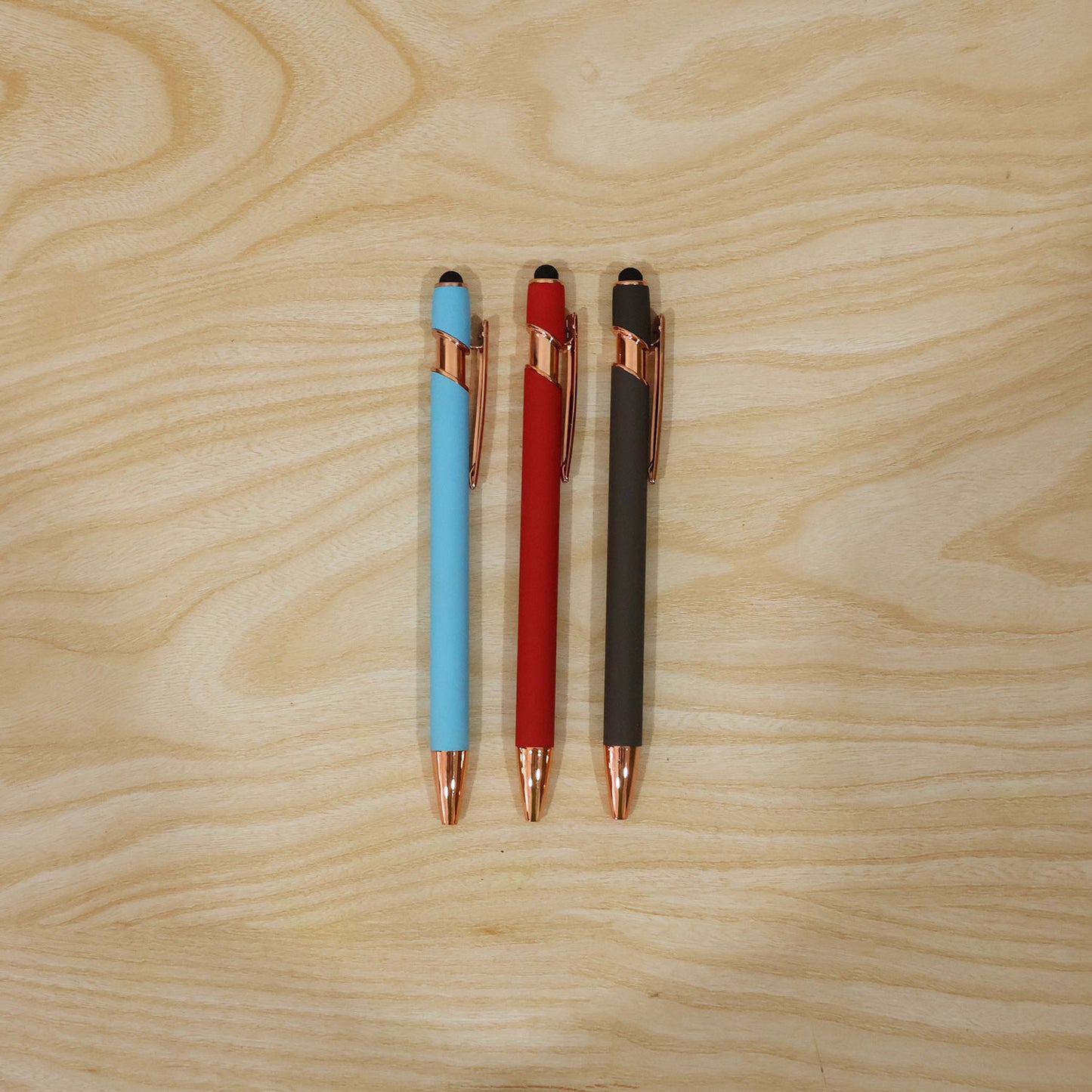 Colorful smooth writing ballpoint pens