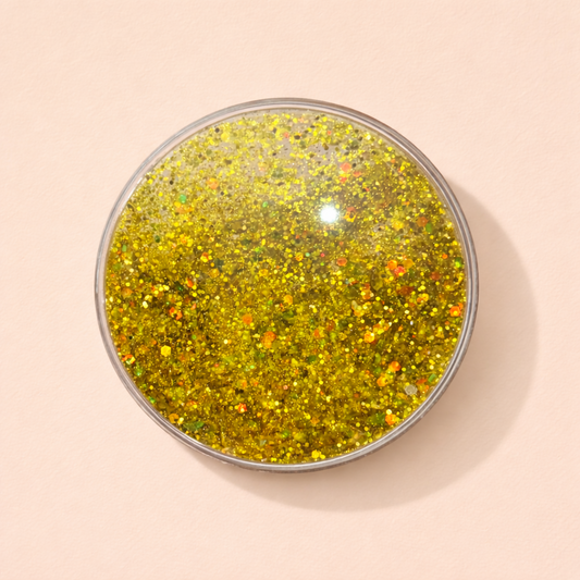 Golden Glitter Resin Tea Coaster for Cups & Mugs ( MUG NOT INCLUDED)