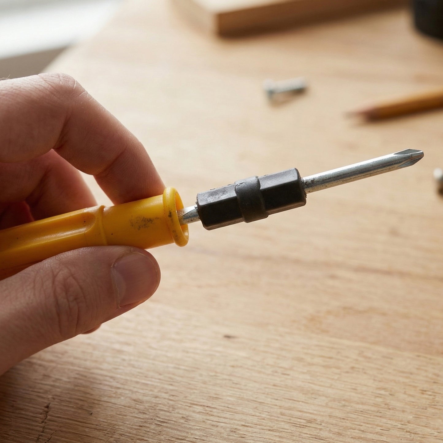 8 In 1 Hand Tool Kit Set, Screwdriver Hammer Repair Tool Kit (1 Set, Mix Color Tap)