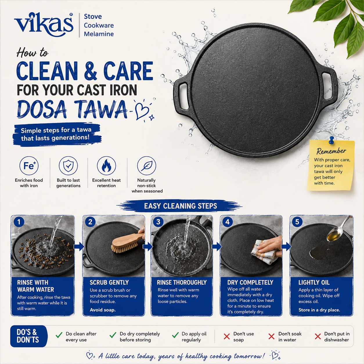 Cooking dosas on cast iron flat tawa
