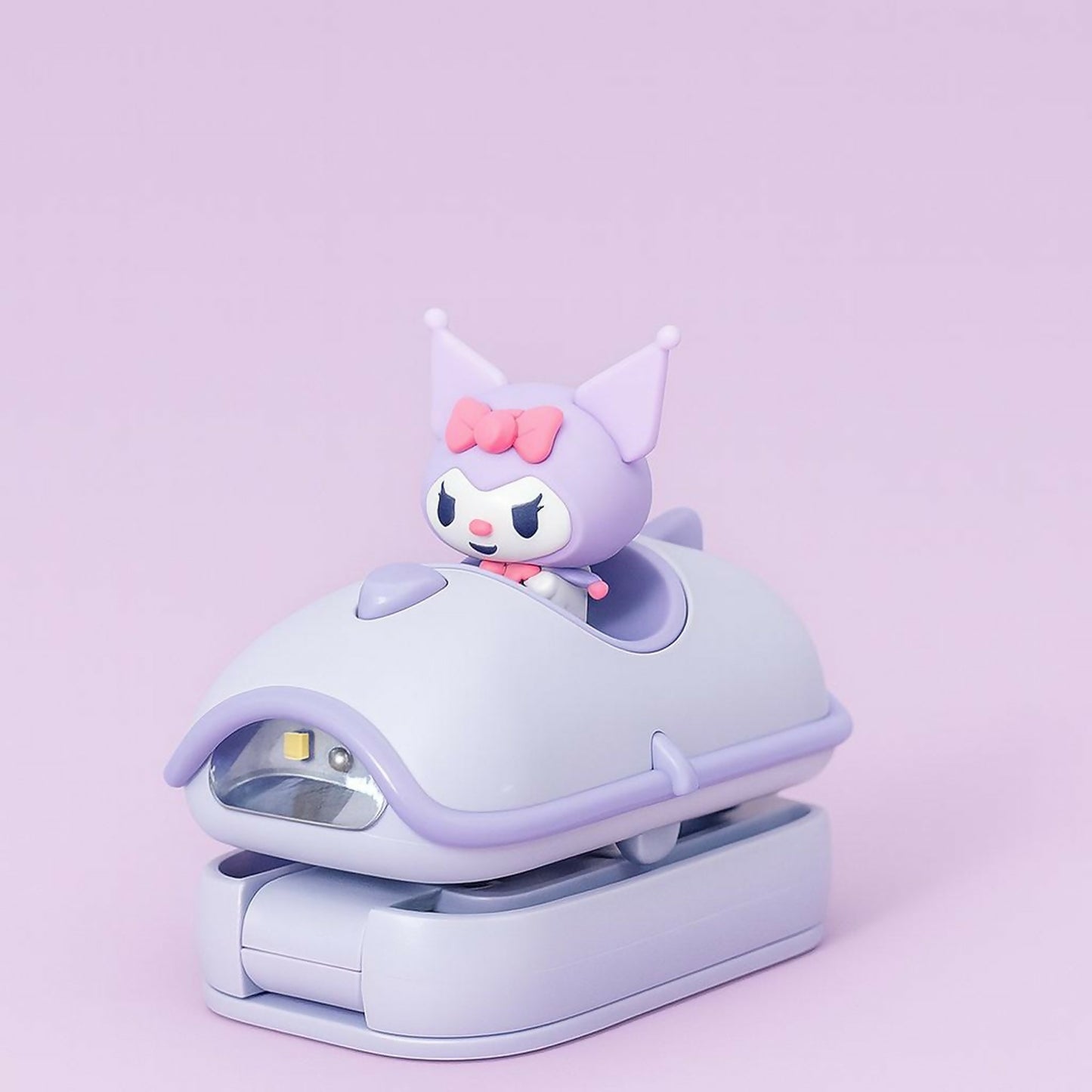 purple Mini Folding LED Night Light Cute Cartoon Desk Lamp for Kids & Bedside