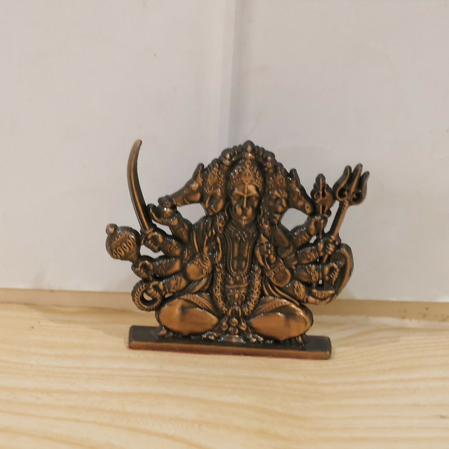 Brass Panchmukhi Hanuman Idol- live