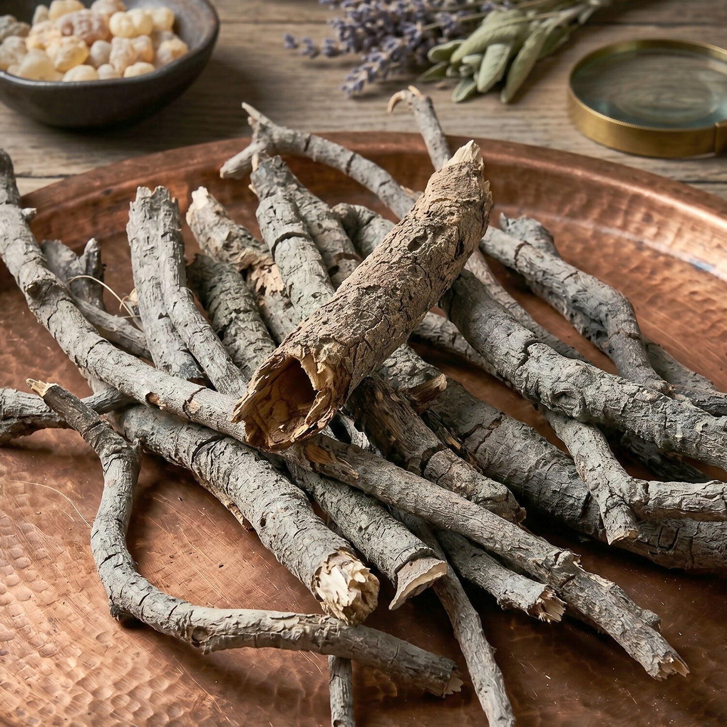 Natural Havan Wood Sticks for Puja Rituals Samidha Sacred Fire Wood (1 Kg)