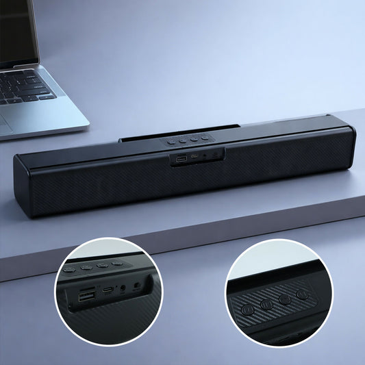 Wireless Bluetooth Soundbar Speaker with Mobile Stand & Multi Connectivity (Mix Color)