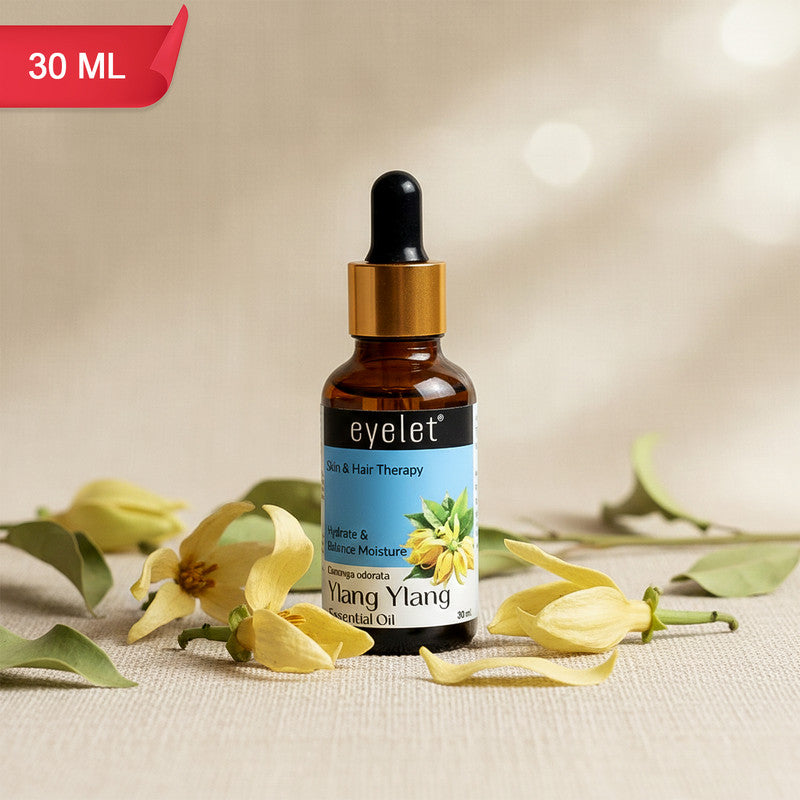 Eyelet Ylang Ylang Essential Oil Natural Skin & Hair Therapy Oil for Hydration