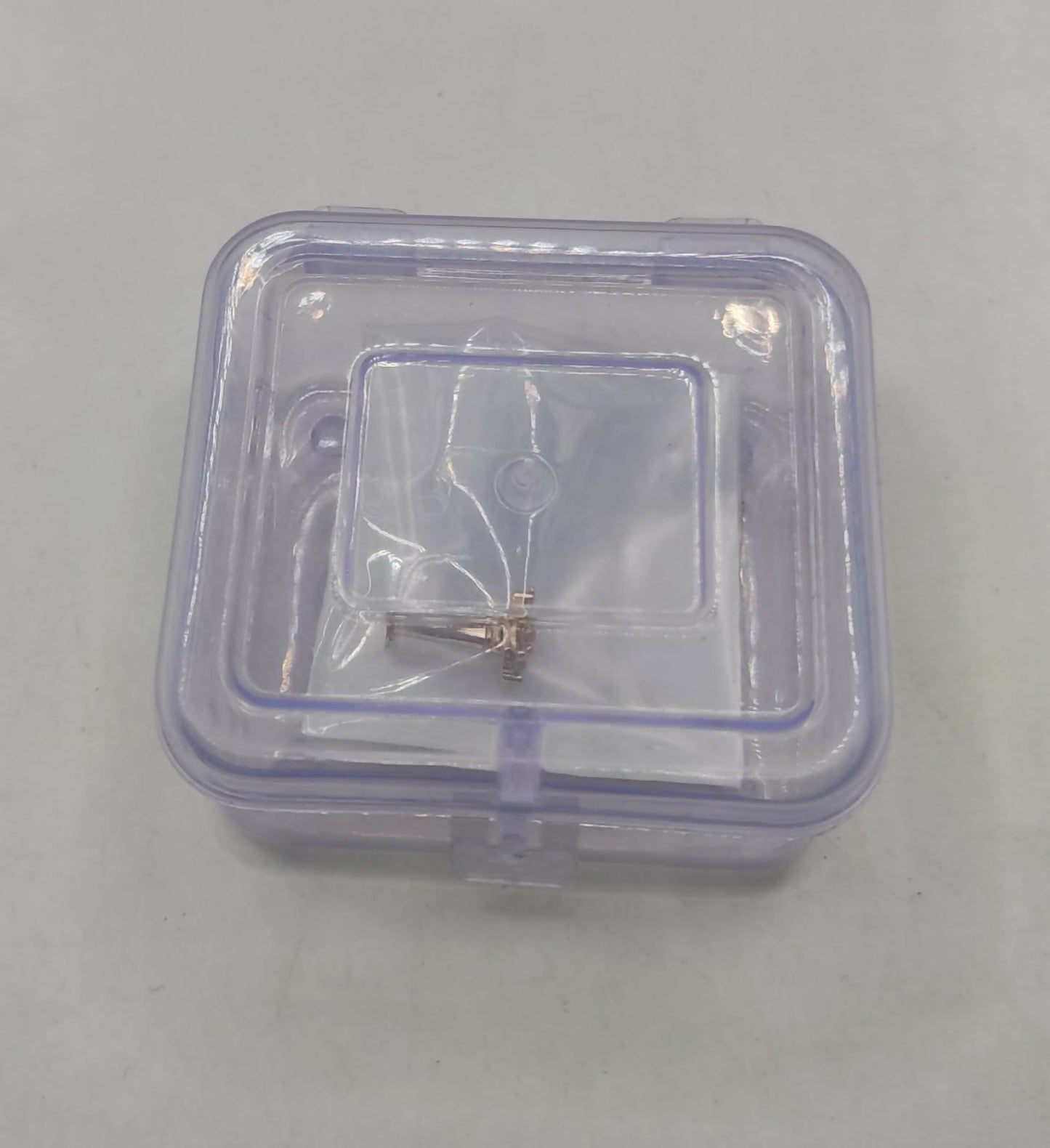 Rose Gold Plated Sparkling Diamond-Style Cluster Nose Pin for women and girls Combo Pack of 6