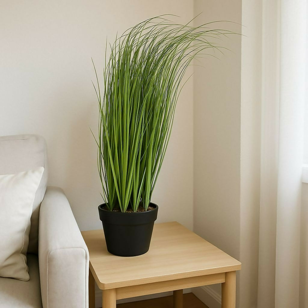 Artificial Decorative Grass Plant in Pot for Home & Office Décor