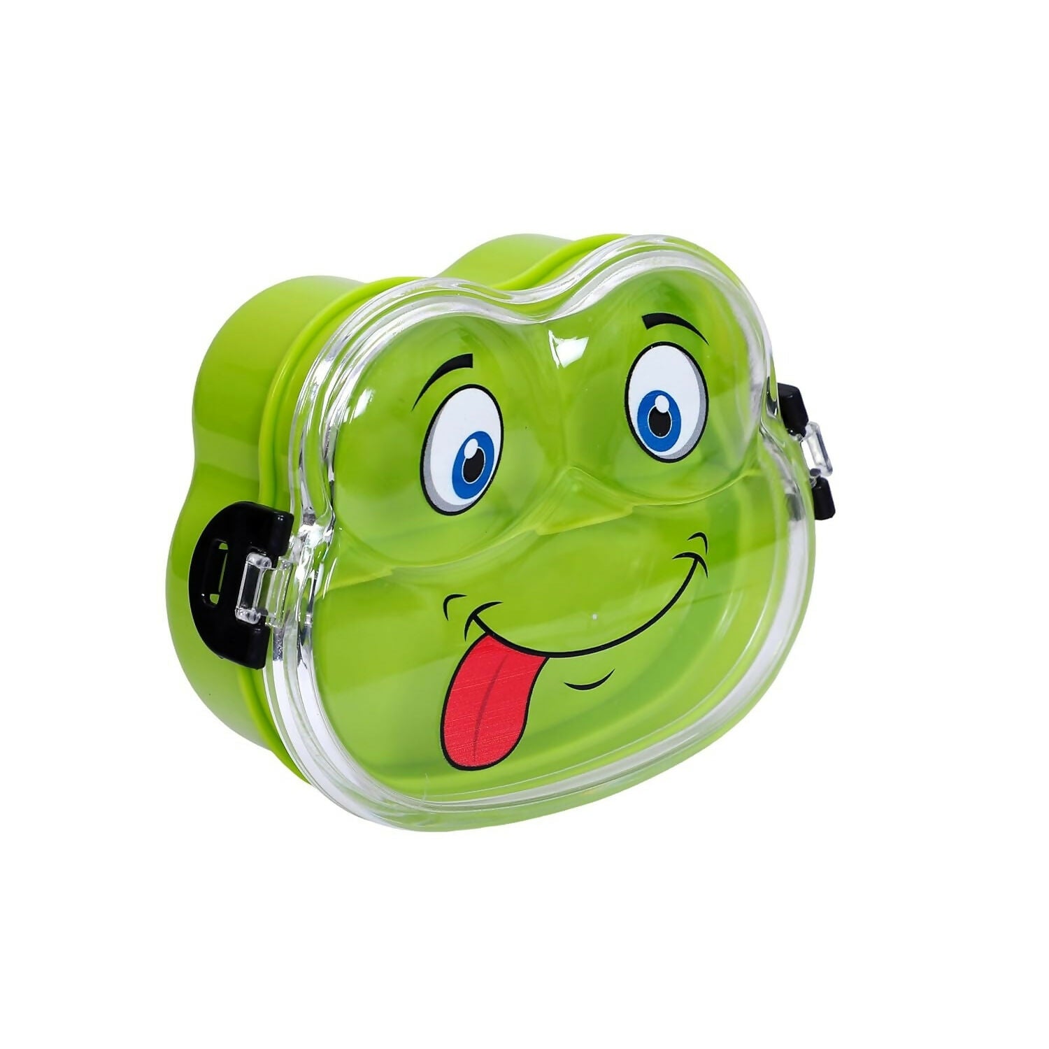 Froggy Shaped Double Layer Lunch Box for Kids