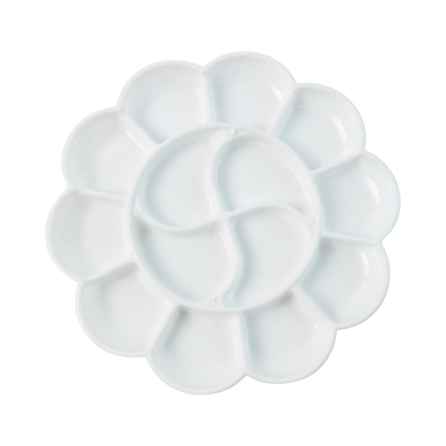 Khyati Colour Mixing Plate – Flower Shape Big Paint Palette for Artists and Students