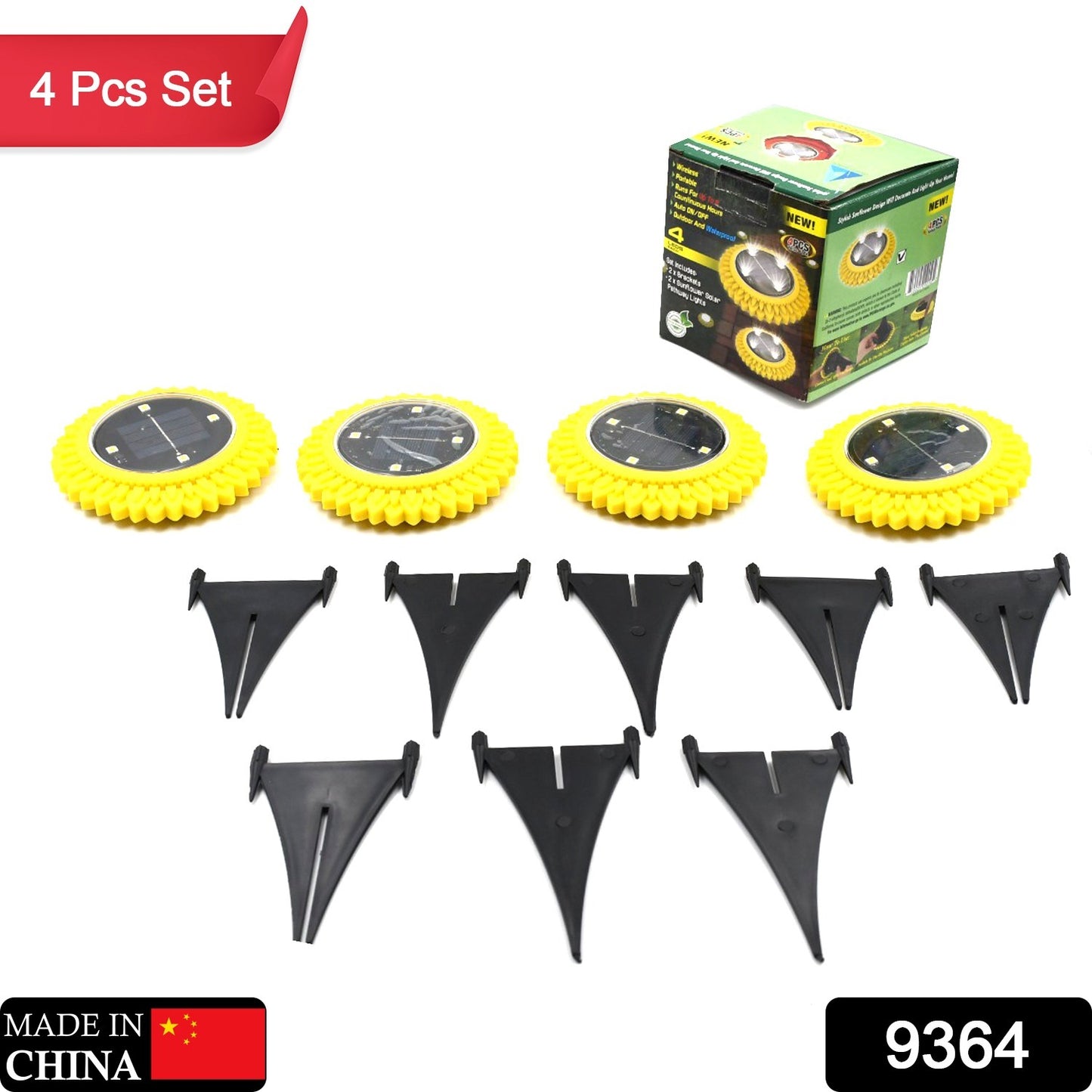 4 Pack Solar Ground Lights